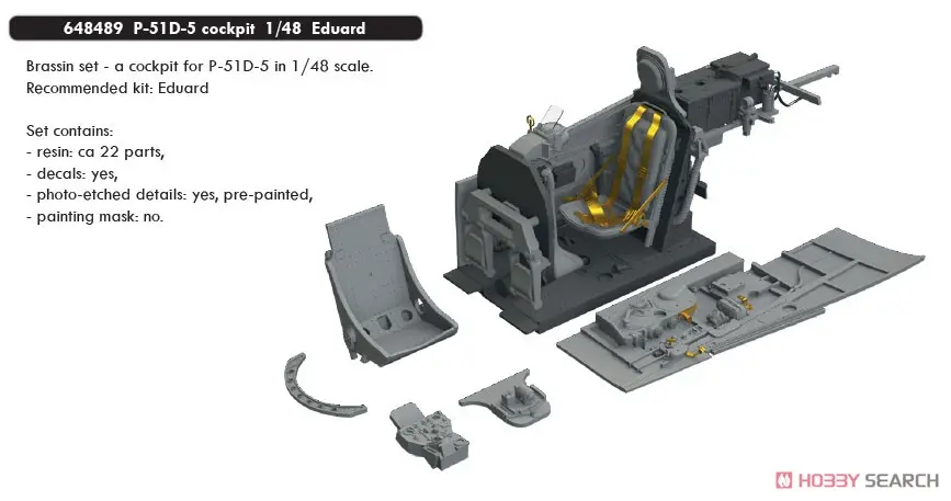 1/48 Scale Model Kit - Fighter aircraft model kits / North American P-51 Mustang