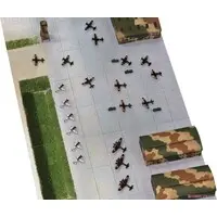 1/700 Scale Model Kit - Diorama Base / Kawasaki Ki-45 Toryu & Nakajima Ki-49 Donryu & Type 1 Chi-He medium tank & Type 3 Chi-Nu medium tank