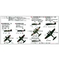 1/700 Scale Model Kit - Diorama Base / Kawasaki Ki-45 Toryu & Nakajima Ki-49 Donryu & Type 1 Chi-He medium tank & Type 3 Chi-Nu medium tank