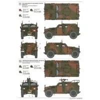 1/35 SCALE JAPAN GROUND SELF DEFENSE FORCE LIGHT ARMORED VEHICLE Model Kit