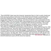 1/700 Scale Model Kit - SKY WAVE / Japanese destroyer Kagerō