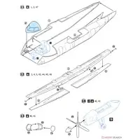 1/144 Scale Model Kit - de Havilland