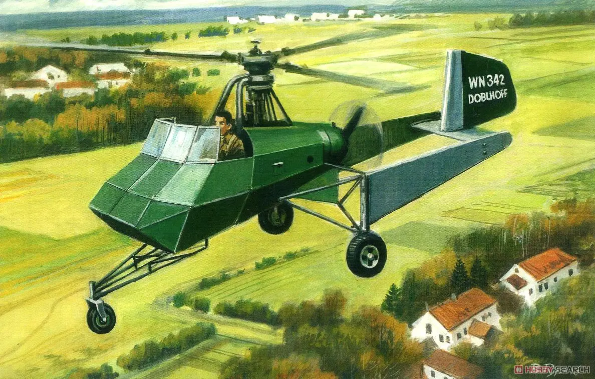 1/72 Scale Model Kit - Helicopter / Doblhoff WNF 342