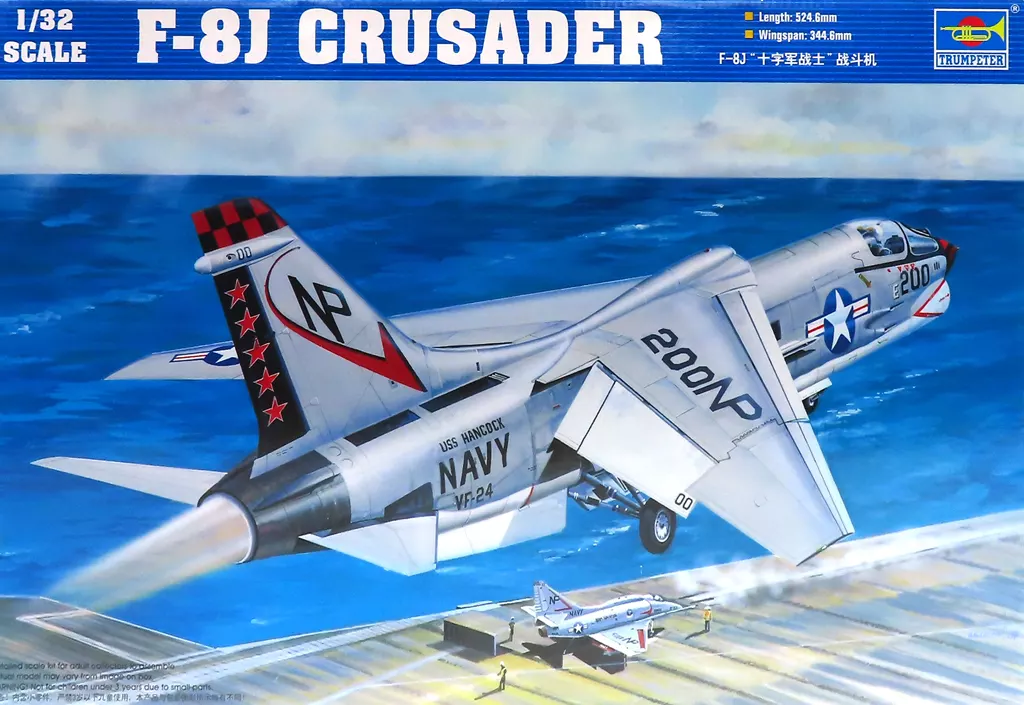 1/32 Scale Model Kit - Fighter aircraft model kits / F-8J Crusader