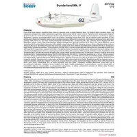 1/72 Scale Model Kit - Flying boat / Short Sunderland
