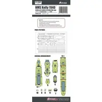 1/700 Scale Model Kit - Warship plastic model kit / HMS Kelly