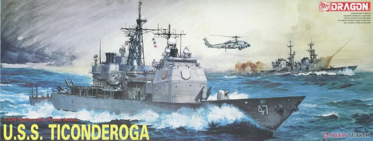 1/350 Scale Model Kit - Spruance-class destroyer