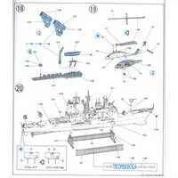 1/350 Scale Model Kit - Spruance-class destroyer