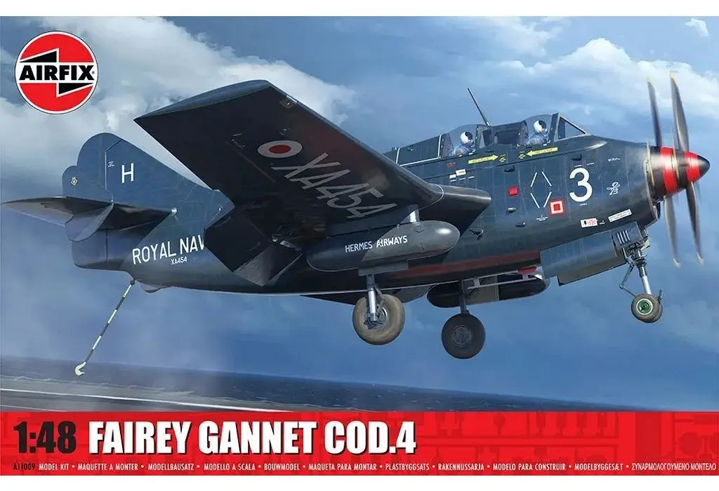 1/48 Scale Model Kit - Maritime patrol aircraft / Fairey Gannet