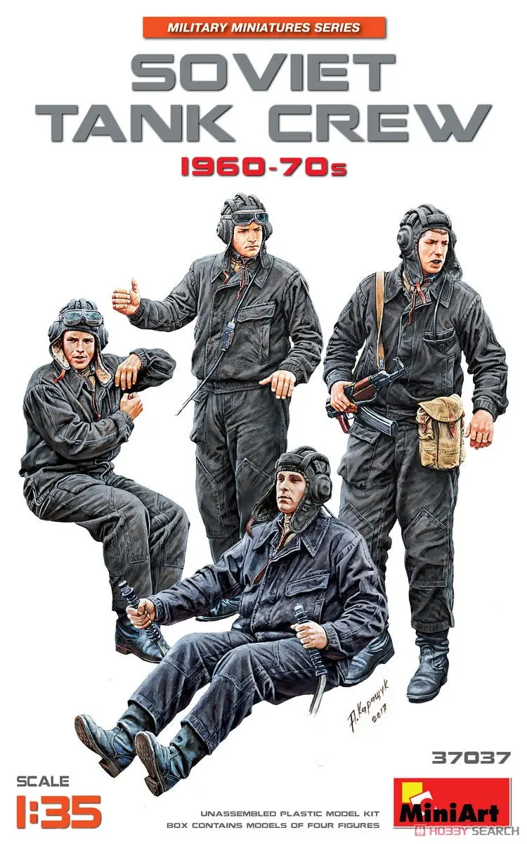 1/35 Scale Model Kit - Tank / Tank Crew