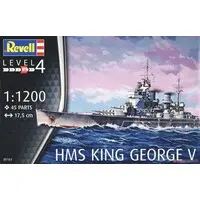 1/1200 Scale Model Kit - Warship plastic model kit / HMS King George V