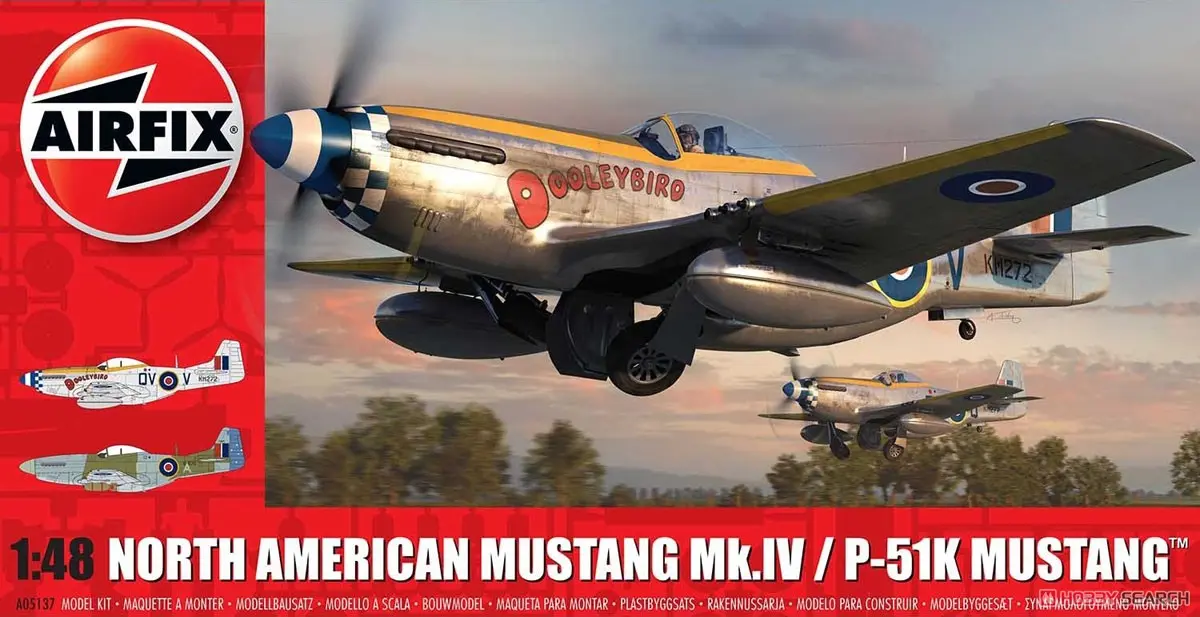 1/48 Scale Model Kit - Fighter aircraft model kits / North American P-51 Mustang