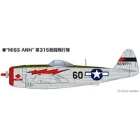 1/144 Scale Model Kit - FIGHTER PLANES OF WWII / P-47 Thunderbolt