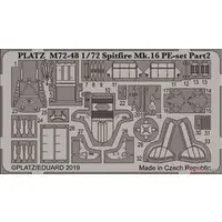 1/72 Scale Model Kit - Etching parts / Supermarine Spitfire