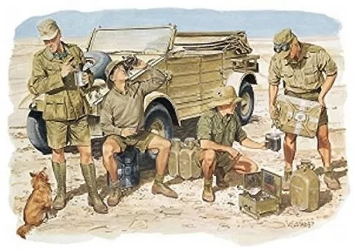 1/35 Scale Model Kit - People/Animals