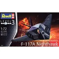1/72 Scale Model Kit - Fighter aircraft model kits / Lockheed F-117 Nighthawk