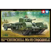 1/48 SCALE BRITISH TANK CHURCHILL Mk.VII CROCODILE Model Kit