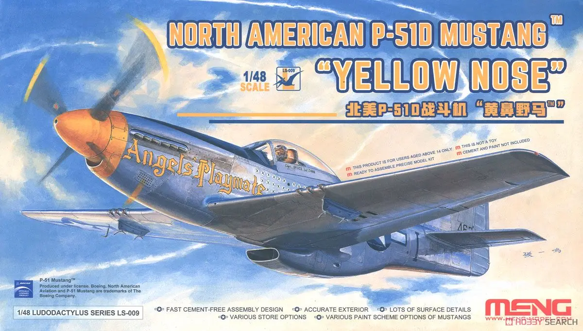 1/48 Scale Model Kit - Fighter aircraft model kits / North American P-51 Mustang