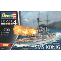 1/700 Scale Model Kit - Warship plastic model kit / SMS König