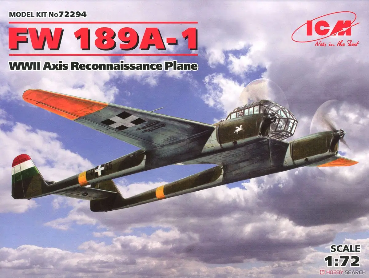 1/72 Scale Model Kit - Focke-Wulf / Focke-Wulf Fw 189 Uhu