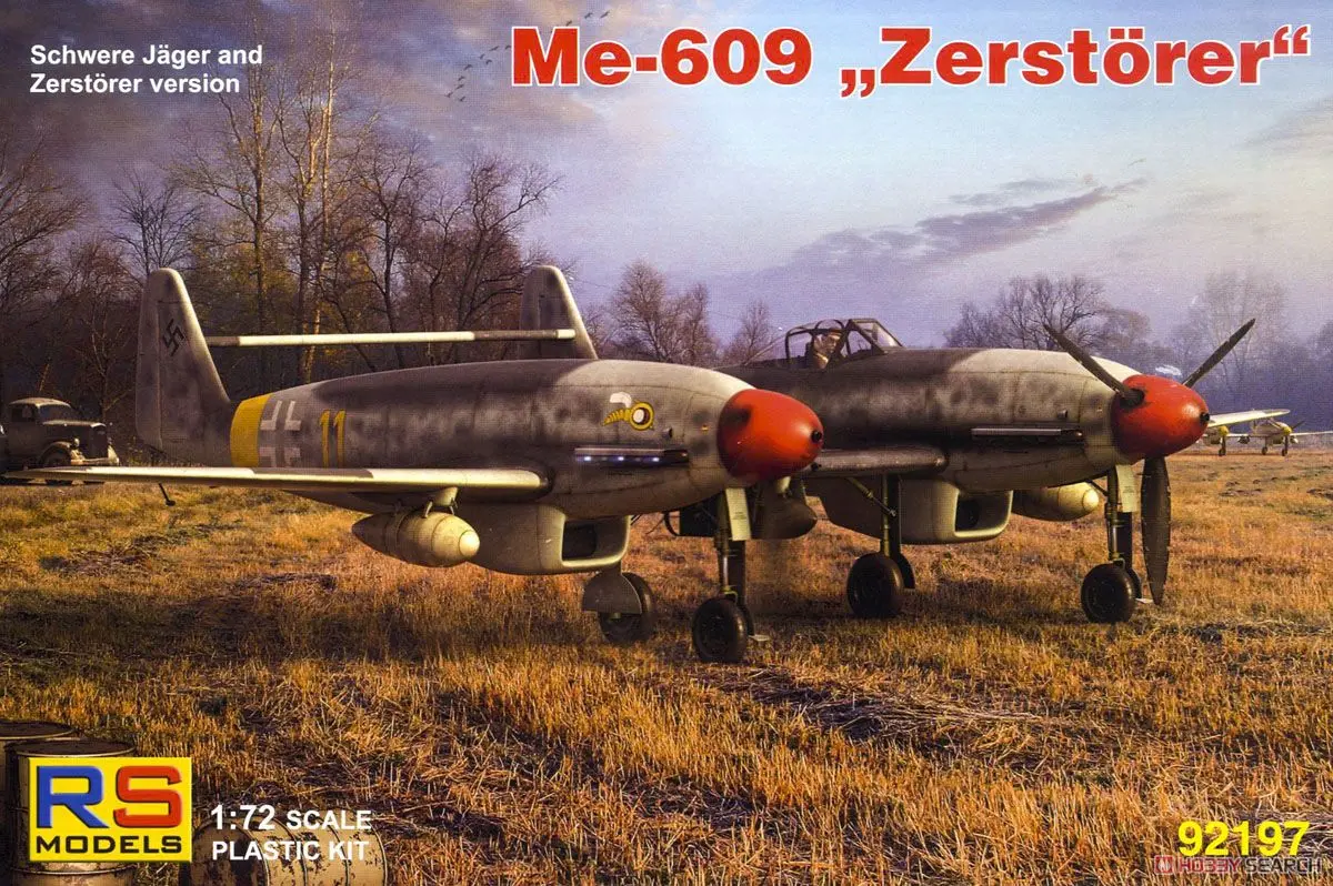 1/72 Scale Model Kit - Fighter aircraft model kits / Messerschmitt Me 609