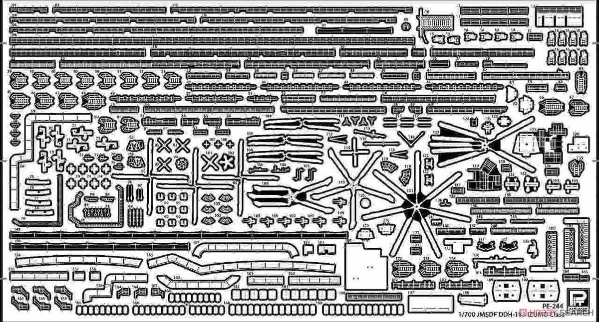1/700 Scale Model Kit - Etching parts
