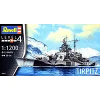 1/1200 Scale Model Kit - Warship plastic model kit / German battleship Tirpitz