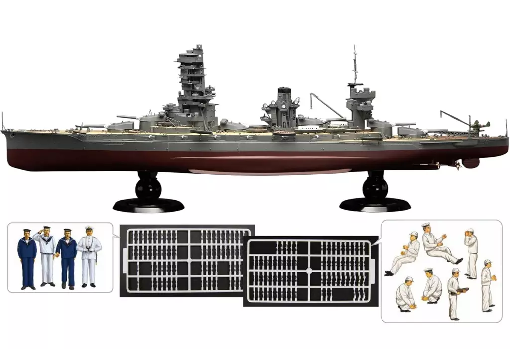 1/350 Scale Model Kit - Warship plastic model kit / Japanese battleship Yamashiro