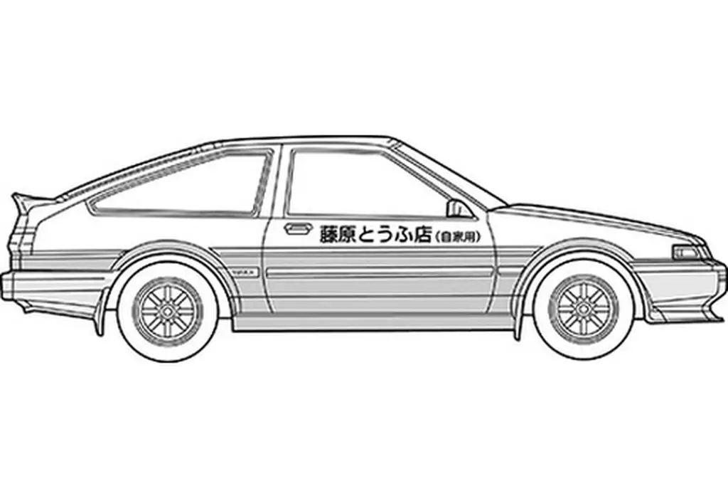1/24 Scale Model Kit - Initial D
