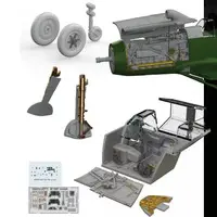 1/48 Scale Model Kit - Detail-Up Parts / Messerschmitt Bf 109