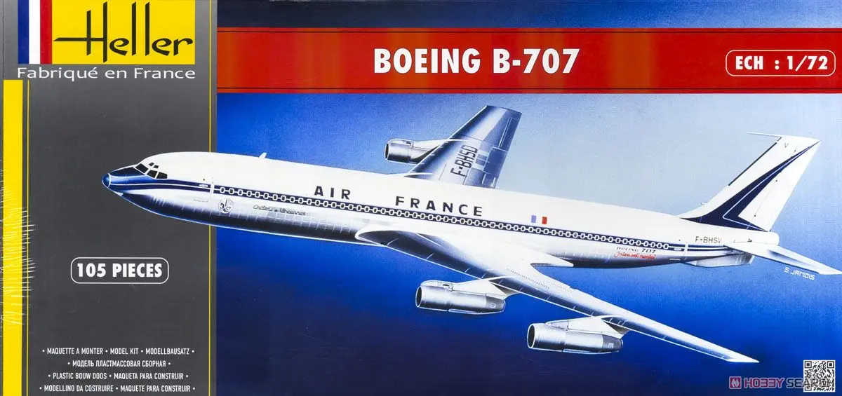 1/72 Scale Model Kit - Air France / Boeing 707