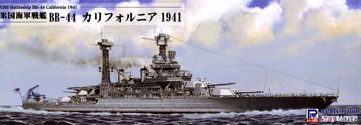 1/700 Scale Model Kit - SKY WAVE / USS California