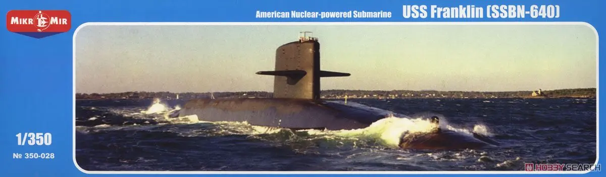 1/350 Scale Model Kit - Nuclear submarine