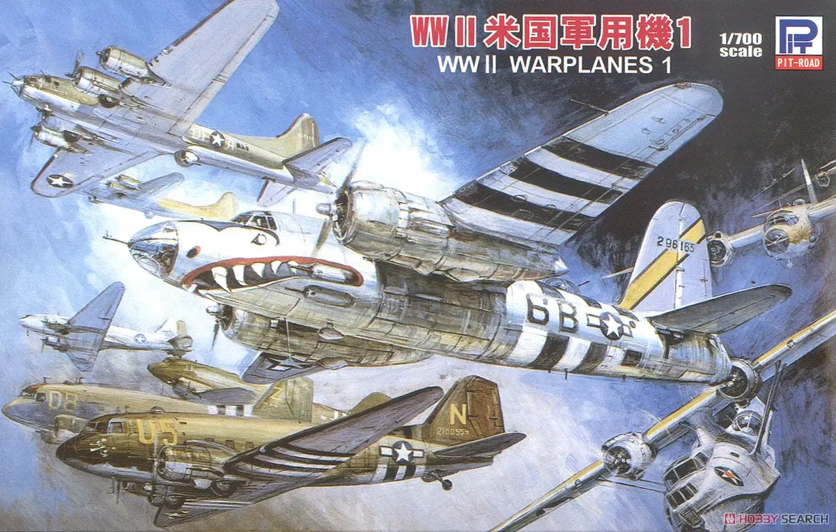 1/700 Scale Model Kit - Military transport aircraft / Martin B-26 Marauder