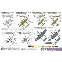 1/700 Scale Model Kit - Fighter aircraft model kits / Northrop P-61 Black Widow & P-47 Thunderbolt