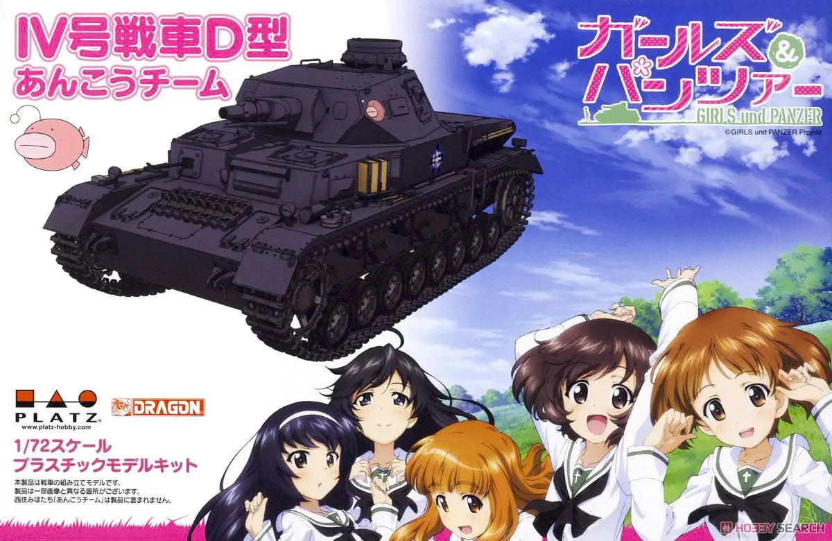 1/72 Scale Model Kit - GIRLS-und-PANZER