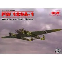 1/72 Scale Model Kit - Focke-Wulf / Focke-Wulf Fw 189 Uhu