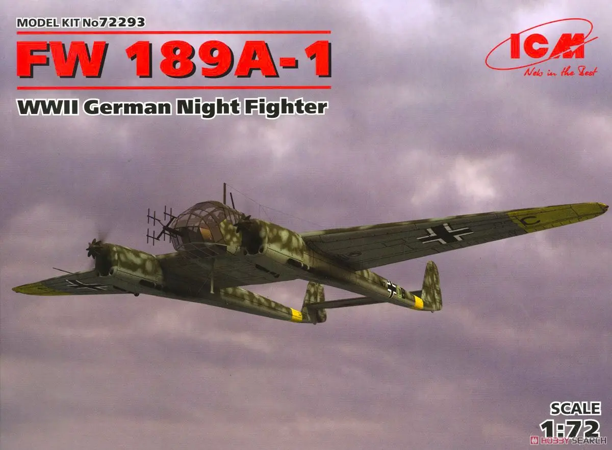 1/72 Scale Model Kit - Focke-Wulf / Focke-Wulf Fw 189 Uhu