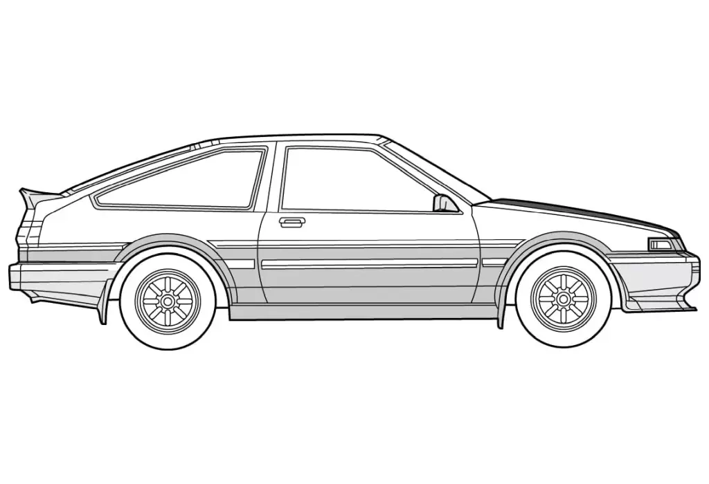 1/24 Scale Model Kit - Touge series (Pass series)