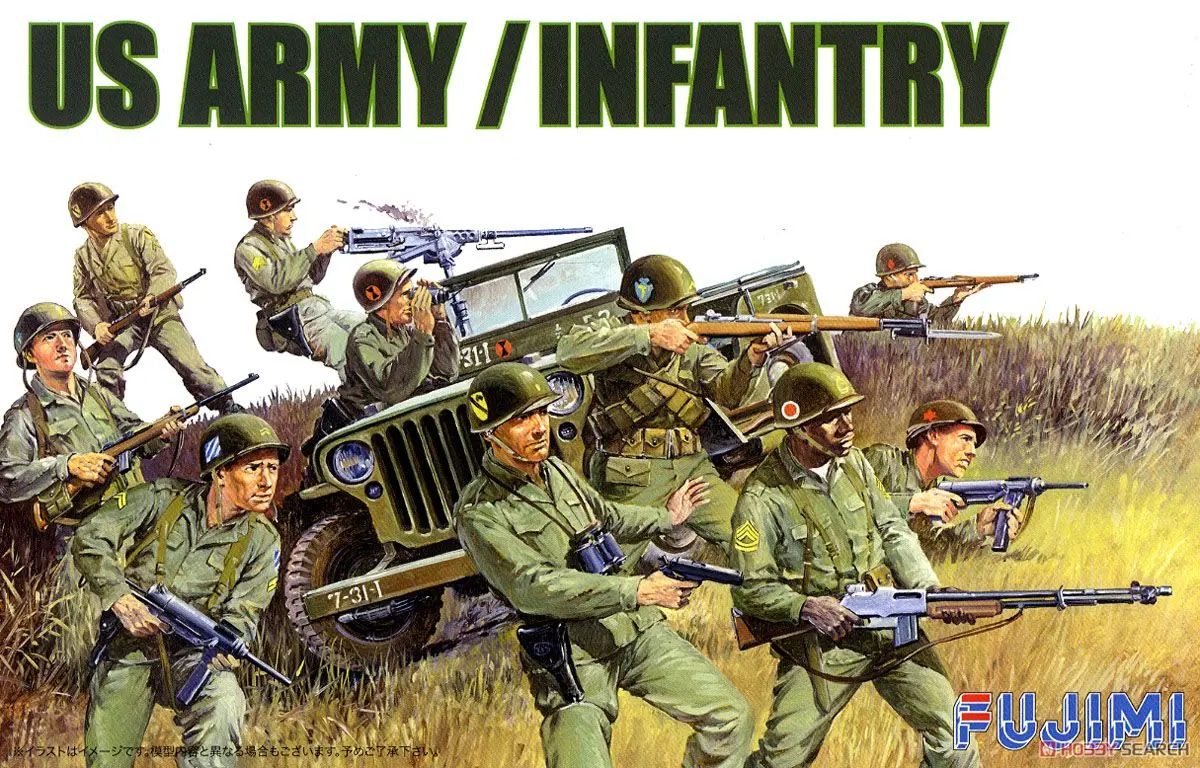 1/76 Scale Model Kit - People/Animals / Infantry