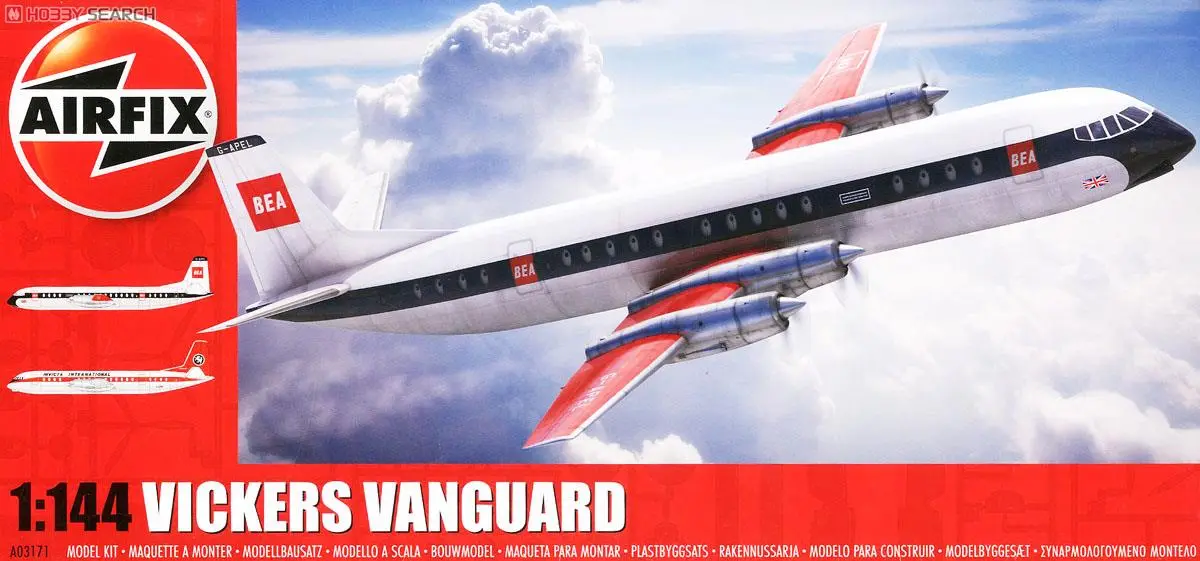1/144 Scale Model Kit - Airliner / Vickers Vanguard