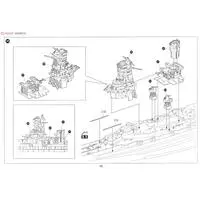 I.J.N. BATTLE SHIP KIRISHIMA RETAKE Model Kit