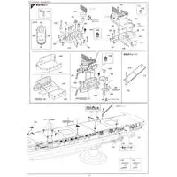 1/350 Scale Model Kit - Warship plastic model kit / Japanese aircraft carrier Zuikaku