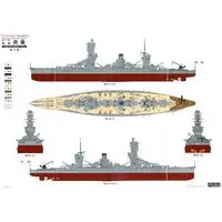 1/350 Scale Model Kit - Warship plastic model kit / Japanese battleship Fuso