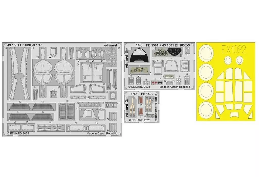 1/48 Scale Model Kit - Grade Up Parts / Messerschmitt Bf 109