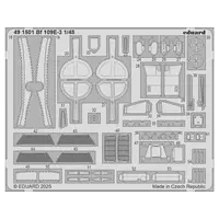 1/48 Scale Model Kit - Grade Up Parts / Messerschmitt Bf 109