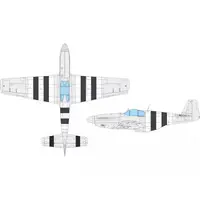 1/48 Scale Model Kit - Fighter aircraft model kits / North American P-51 Mustang