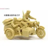 1/48 SCALE GERMAN MOTORCYCLE & SIDECAR Model Kit