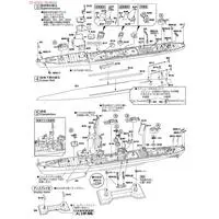 1/700 Scale Model Kit - Warship plastic model kit / Destroyer Shimakaze & Japanese Destroyer Amatsukaze