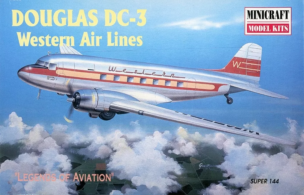1/144 Scale Model Kit - Airliner / Douglas DC-3